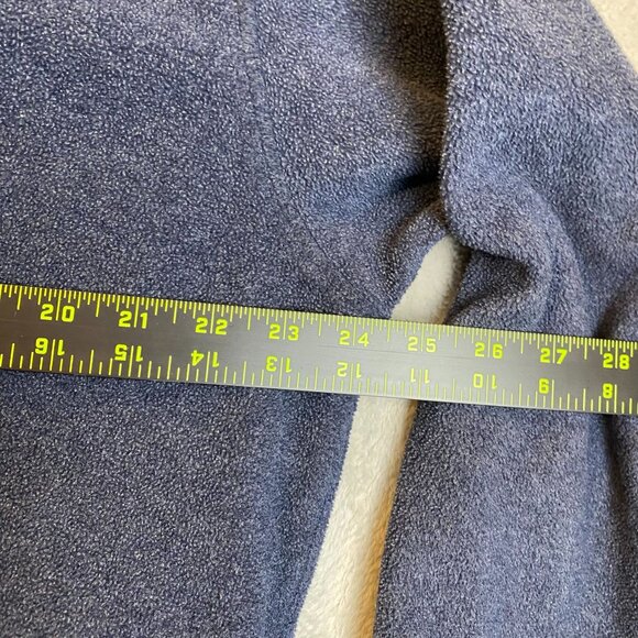 Ocean Pacific Men's Blue Quarter-Zip Fleece Pullover XL Gray and Warm - Picture 5 of 8